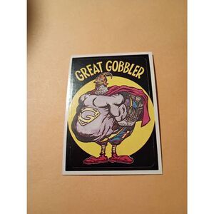 1983 General Mills Zero Heroes Trading Card Sticker Card Vintage #16